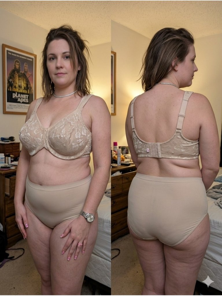 Wacoal Awareness Underwire Bra 40d Beige Floral Jacquard Full Coverage 85567